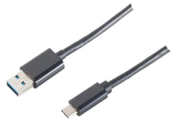 shiverpeaks BS14-10006, 1 m, USB A, USB C, USB 3.2 Gen 1 (3.1 Gen 1), Svart