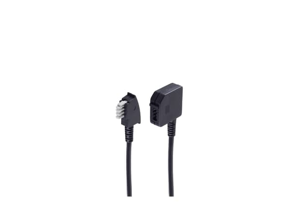 shiverpeaks BS70225-6/6, 15 m, TAE (N), TAE (N), Sort, Hanstik, Hunstik