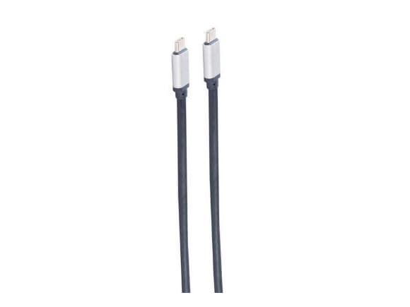 shiverpeaks SP03-74035, 2 m, USB C, USB C, USB 2.0, 10 Gbit/s, Blå