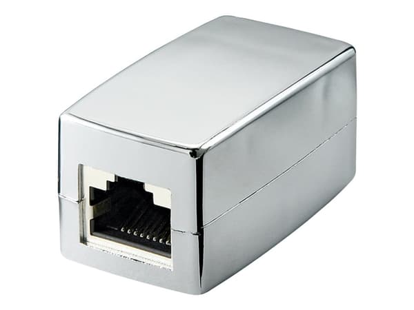 goobay - Overgangskopling - RJ-45 (hunn) til RJ-45 (hunn) - skjermet - CAT 5e