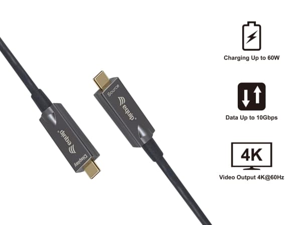 Equip 119461, 5 m, USB C, USB C, USB 3.2 Gen 2 (3.1 Gen 2), 10000 Mbit/s, Sortera