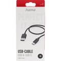 Miniatyrbillede 4 af 4: Hama Ladekabel USB-A till USB-C Sort 1,0m