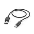 Miniatyrbillede 1 af 4: Hama Ladekabel USB-A till USB-C Sort 1,0m