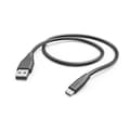 Miniatyrbillede 1 af 4: Hama Ladekabel USB-A till USB-C Sort 1,5m