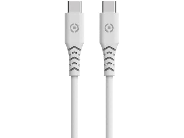 Celly Planet Collection - USB-kabel - 24 pin USB-C (hann) til 24 pin USB-C (hann) - 1.5 m - hvit