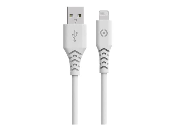 Celly Planet Collection - Lightning-kabel - USB-type A hann til Lightning hann - 1.5 m - hvit