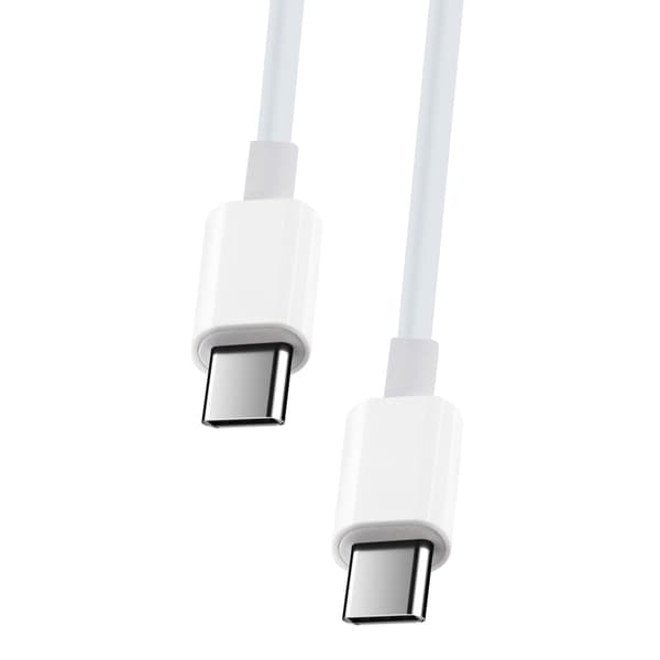 Maxlife MXUC-05 Opladningskabel USB-C - USB-C, 2m 60W, hvid