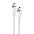 Miniatyrbillede 1 af 7: Maxlife MXUC-05 Opladningskabel USB-C - USB-C, 2m 60W, hvid