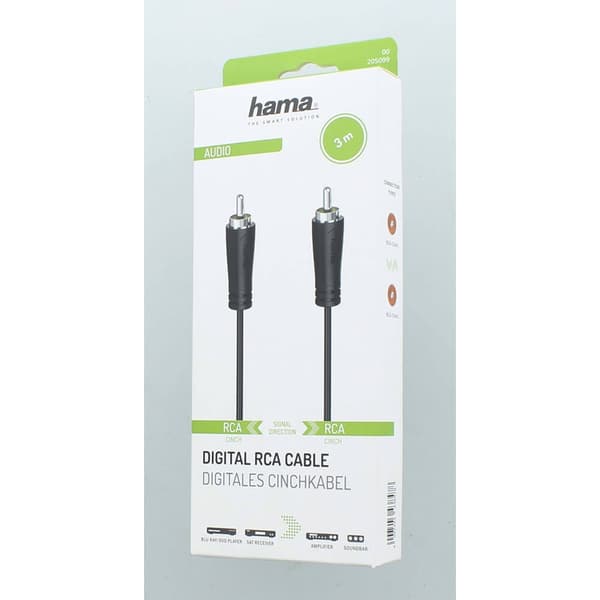 Hama Lydkabel RCA-RCA Digital 3.0m