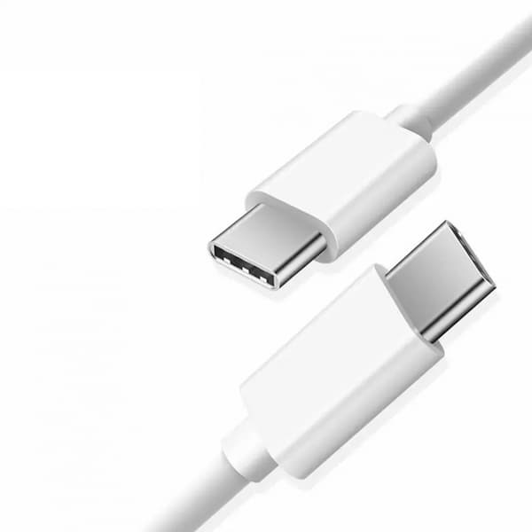 SiGN USB-C till USB-C Kablar 60W 2m - Vit