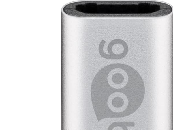 goobay - USB-adapter - Micro-USB Typ B (hona) till USB-C (hane) - USB 2.0 - silver