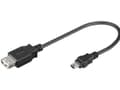 Miniatyrbild 4 av 4: goobay - USB-adapter - mini-USB typ B (han) till USB (hun) - USB 2.0 - 20 cm