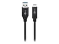 Pikkukuva 1 / 3: Wentronic 41073, 0,5 m, USB A, USB C, USB 3.2 Gen 2 (3.1 Gen 2), 10 000 Mbit/s, musta