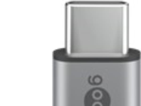 Goobay 64660 USB-kabel 2 m USB 2.0 USB C Schwarz - Grau (64660)