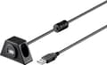 Miniatyrbild 2 av 3: goobay - USB-förlängningskabel - USB (hona) till USB (hane) - USB 2.0 - 2 m - svart