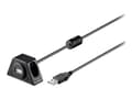 Miniatyrbild 1 av 3: goobay - USB-förlängningskabel - USB (hona) till USB (hane) - USB 2.0 - 2 m - svart