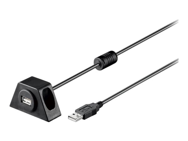 goobay - USB-förlängningskabel - USB (hona) till USB (hane) - USB 2.0 - 2 m - svart