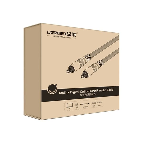 UGreen Audio Optical Toslink/SPDIF 3m Kabel - Grå