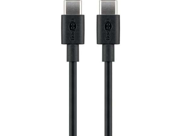 Goobay 51243 USB-kabel 2 m USB 2.0 USB C Schwarz (51243)