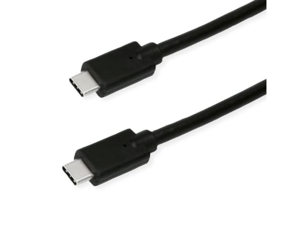 ROLINE GREEN 11.44.9072, 1,5 m, USB C, USB C, USB 3.2 Gen 2x2, 20 Gbit/s, Svart