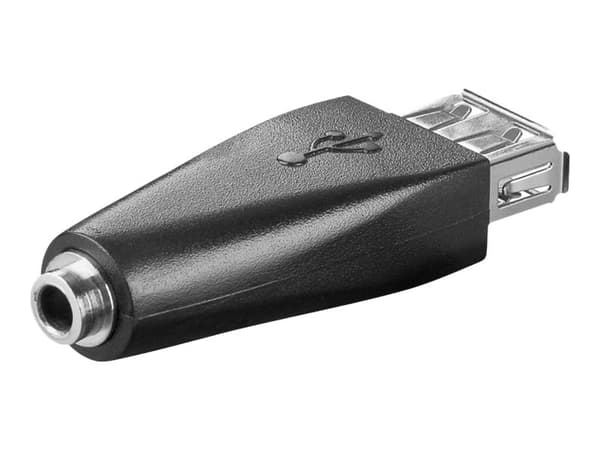 goobay - Lade/data-adapter - minijakk hunn til USB hunn