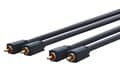 Miniatyrbild 2 av 8: ClickTronic RCA-kabel, stereo Premiumkabel | 2x RCA plugg  2x RCA plugg | 1,0 m | OFC innerledare