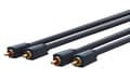 Miniatyrbild 1 av 8: ClickTronic RCA-kabel, stereo Premiumkabel | 2x RCA plugg  2x RCA plugg | 1,0 m | OFC innerledare