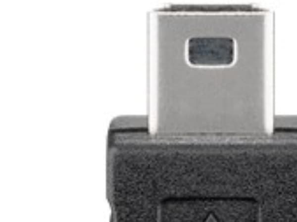 goobay - USB-kabel - 24 pin USB-C (hann) til mini-USB type B (hann) - USB 2.0 - 50 cm - svart