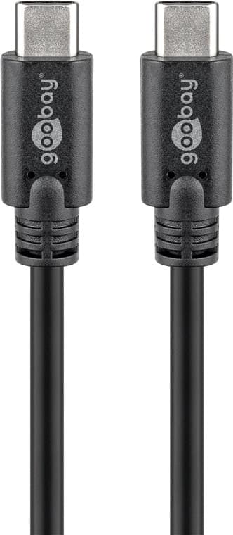 Goobay Sync & Charge SuperSpeed USB-C™-kabel (USB 3.2 Gen 1), USB-PD, 1,5 m USB-C™ plugg > USB-C™ plugg