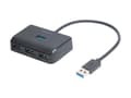 Miniatyrbild 2 av 5: DELTACO - Hubb - 5 Gbps, USB-A - 4 x USB - skrivbordsmodell