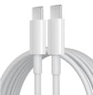 USB-C-kabel - 3 m - Hvit - iPhone 15-kompatibel