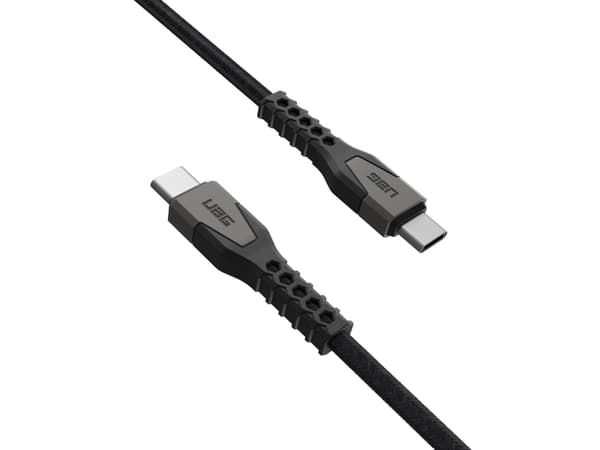 Urban Armor Gear Kevlar, 1,5 m, USB C, USB C, USB 2.0, 0,48 Gbit/s, Sort, Grå