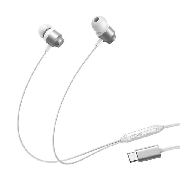 Joyroom In-Ear Hörlurar USB-C - Vit