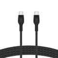 Miniatyrbilde 3 av 3: Belkin BOOST CHARGE USB-C til USB-C 2.0 Flettet silikon, 2 m, svart