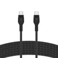 Miniatyrbild 3 av 3: Belkin BOOST CHARGE USB-C to USB-C 2.0 Braided Silicon, 3m, Black