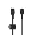 Miniatyrbild 1 av 3: Belkin BOOST CHARGE USB-C to USB-C 2.0 Braided Silicon, 3m, Black