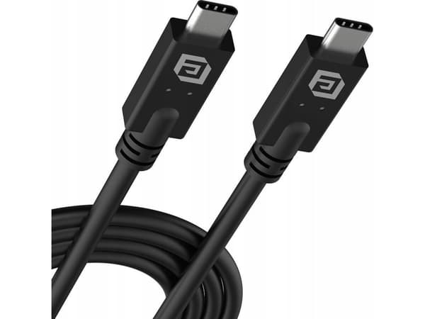 Akasa AK-CBUB67-10BK, 1 m, USB C, USB C, 40 Gbit/s, Svart