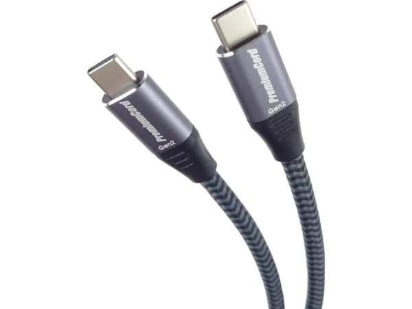 PremiumCord USB-C - USB-C 1,5 m USB-kabel Svart (ku31cr15)