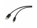 Miniatyrbild 1 av 5: Renkforce RF-5720398, 1,8 m, USB A, USB C, USB 2.0, 0,48 Gbit/s, Svart