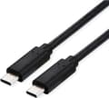 Miniatyrbild 2 av 4: ROLINE 11029091, 0,5 m, USB C, USB C, USB4 Gen 3x2, 40 Gbit/s, Svart