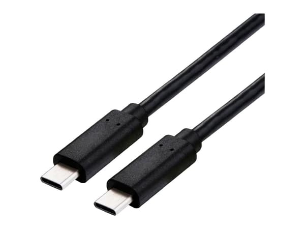 Värde USB-C-kabel USB4™ USB-C®-kontakt 0,50 m Svart Skärmad 11999091