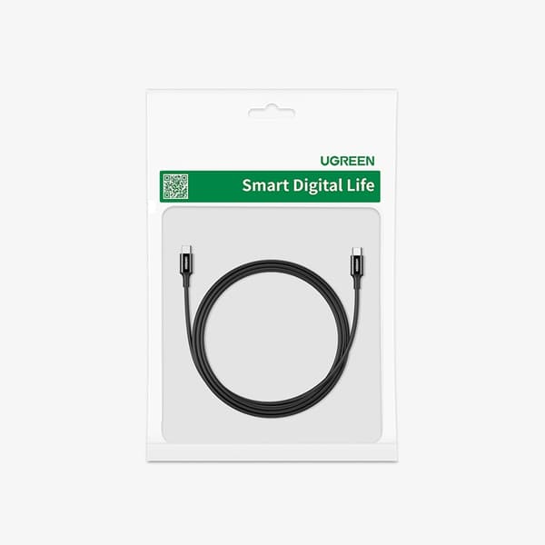 Ugreen US300 USB-C till USB-C kabel 480Mb/s 5A 2m - Svart