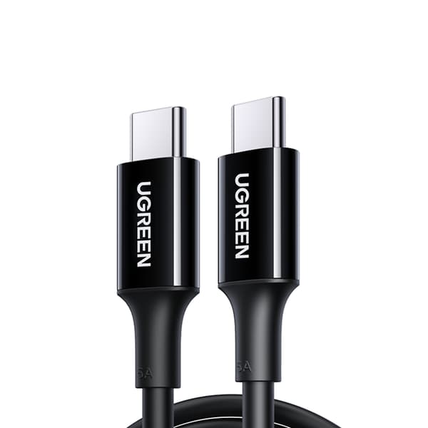 Ugreen US300 USB-C till USB-C kabel 480Mb/s 5A 2m - Svart