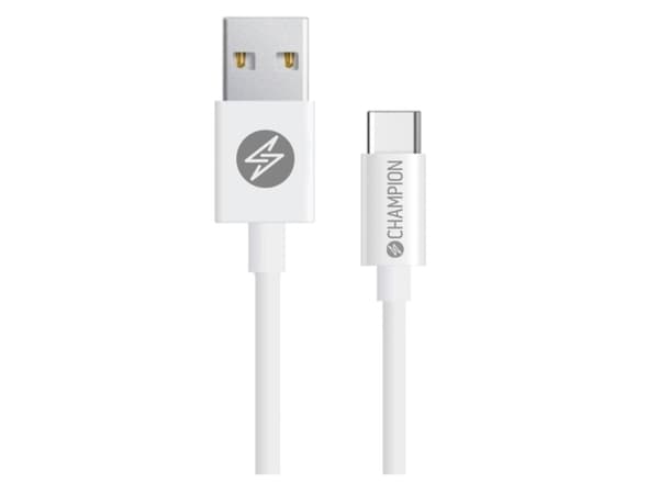 USB-A til USB-C-kabel 1m Hvit