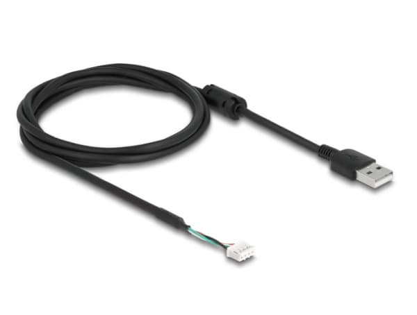 Delock - USB-kabel - USB (hann) til 4 pin SMT (P) - 1.5 m - 2 mm pitch - svart