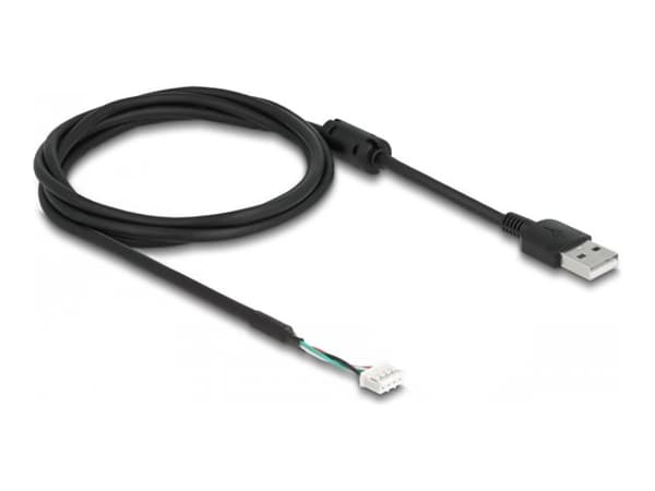 Delock - USB-kabel - USB (hann) til 4 pin SMT (P) - 1.5 m - 2 mm pitch - svart