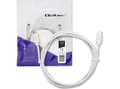 Pikkukuva 2 / 2: QOLTEC 52344 USB 2.0 tyyppi C uros USB 2.0 tyyppi C uros 1.4m Valkoinen