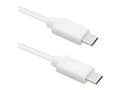 Pikkukuva 1 / 2: QOLTEC 52344 USB 2.0 tyyppi C uros USB 2.0 tyyppi C uros 1.4m Valkoinen