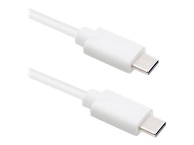 QOLTEC 52344 USB 2.0 tyyppi C uros USB 2.0 tyyppi C uros 1.4m Valkoinen