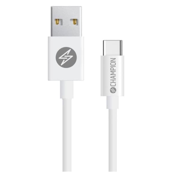 Champion USB-A til USB-C-kabel 2 m hvit